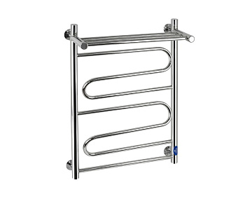 Полотенцесушитель нерж. ЮПИТЕР-ЛИАНА 50*80 с полкой 